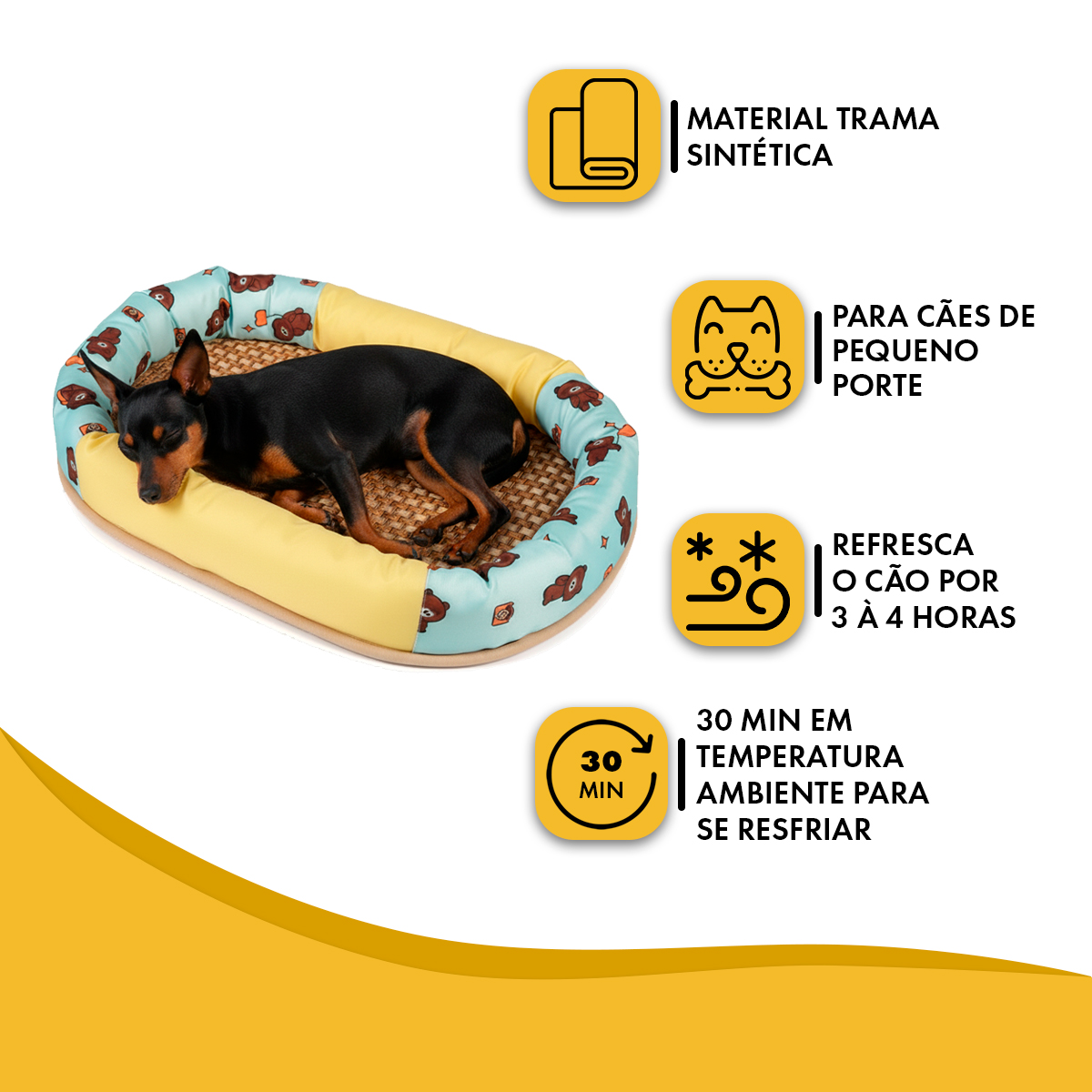Tapete Oval Refrescante Cães e Gatos M 50 cm até 3kg — foto 7