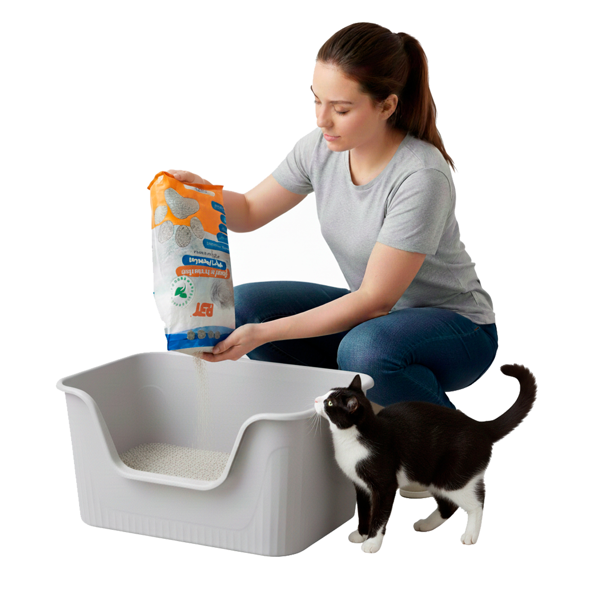 Bentonita Areia Sanitária Gatos 4kg Biodegradável P3T NATURAL — foto 4