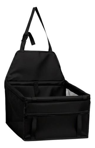 Cadeirinha Assento Pets Até 10kg Carro Transporte Cães Gatos - Preto