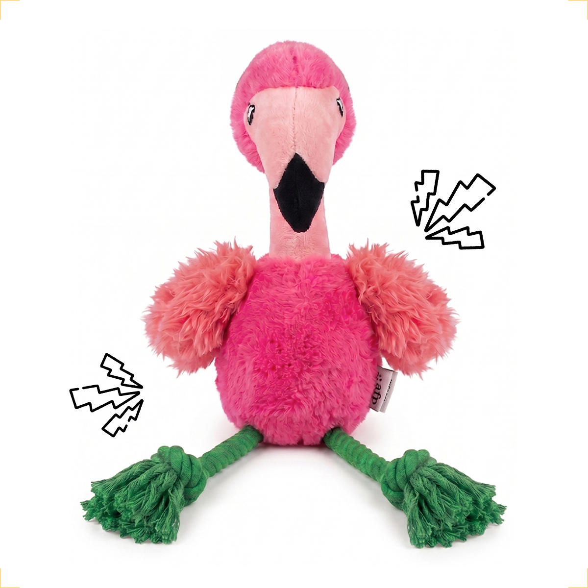Brinquedo Pet Pelúcia Corda AFP - FLAMINGO