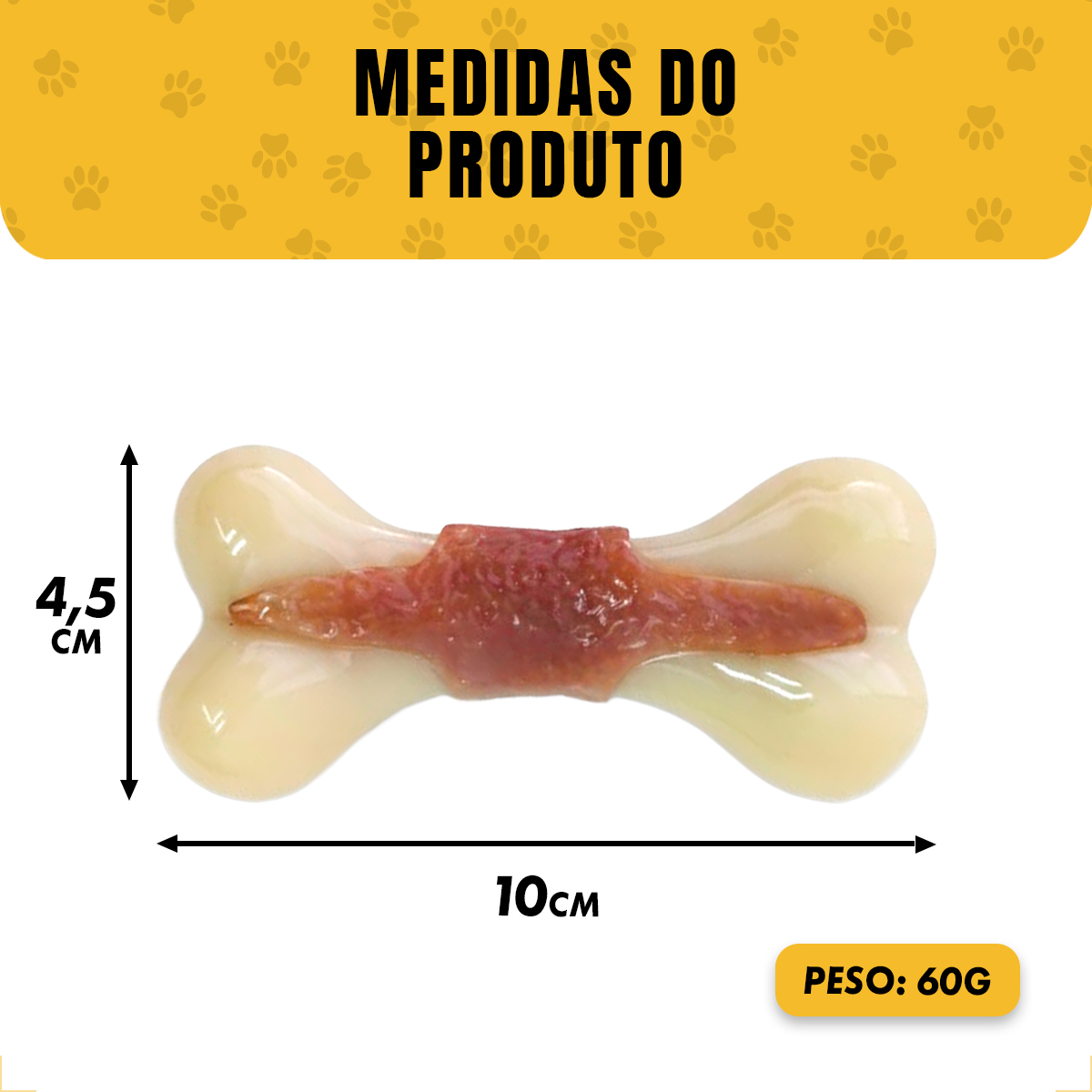 Osso Pet Cães Pequenos até 11,5 kg Sabor e Cheiro Bacon — foto 5