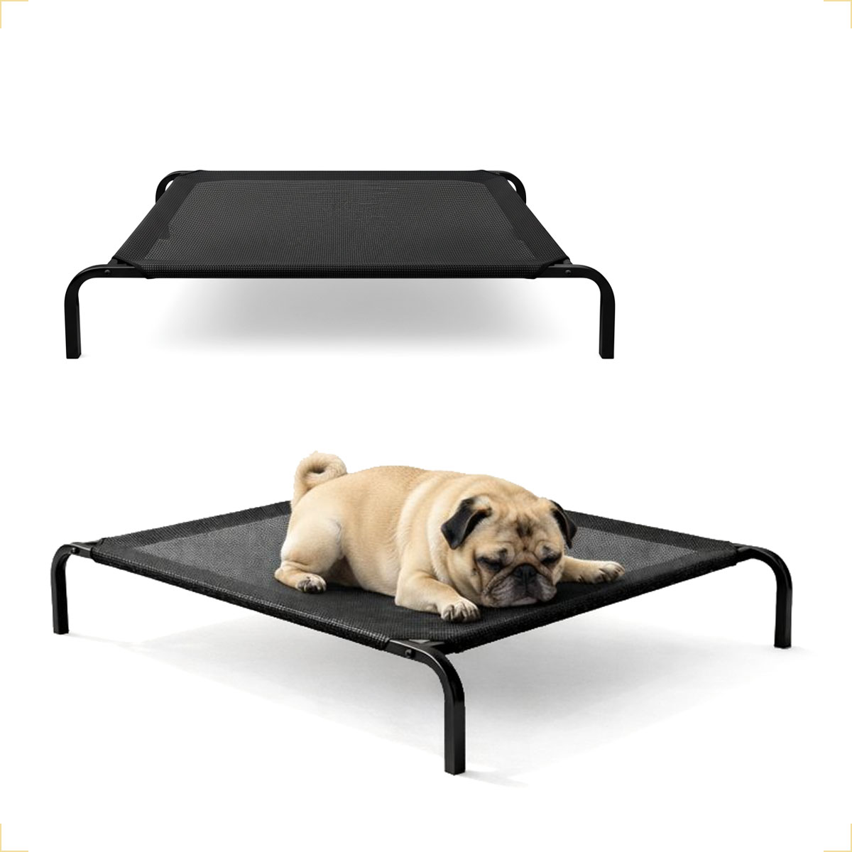 Cama Elevada Pet M 63cmx56cm até 20KG — foto 2