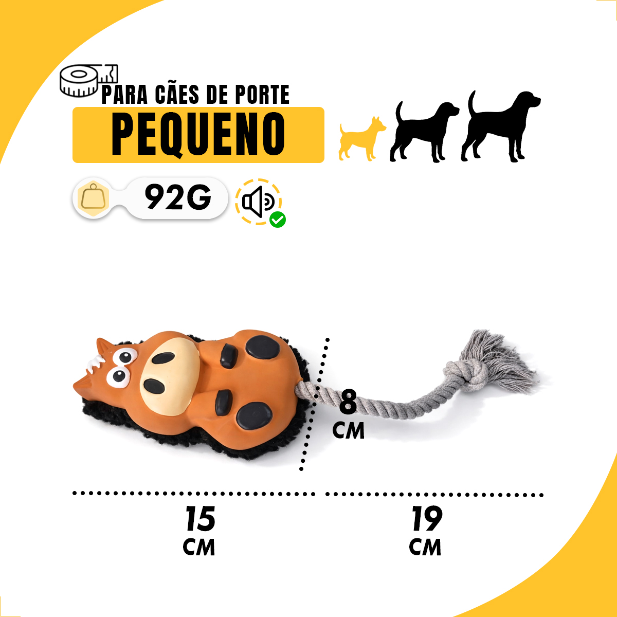 Brinquedo Interativo Corda  - CAVALO — foto 3