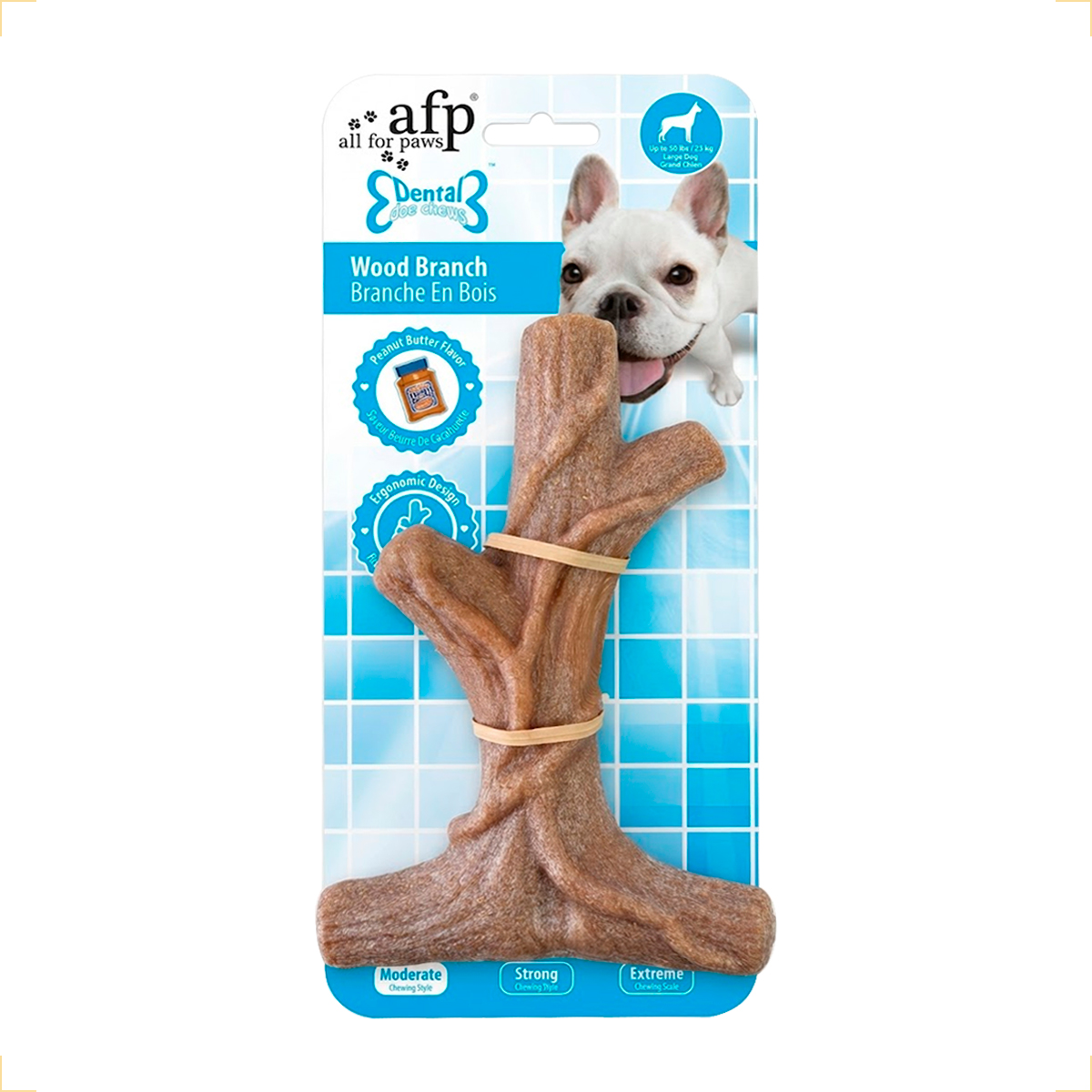 Osso Pet Cães Grandes Sabor Amendoim 18 cm