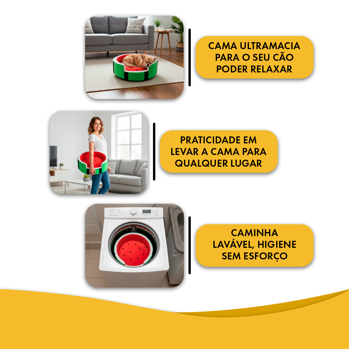 Cama Melancia [Todos Tamanhos] - 40cm - P — foto 4
