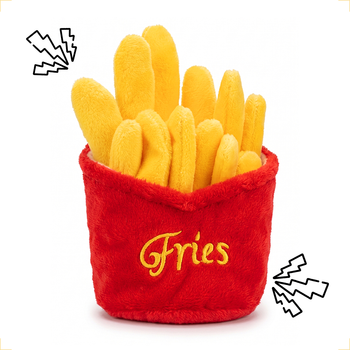 Brinquedo Pelúcia Fast Food Batata Frita