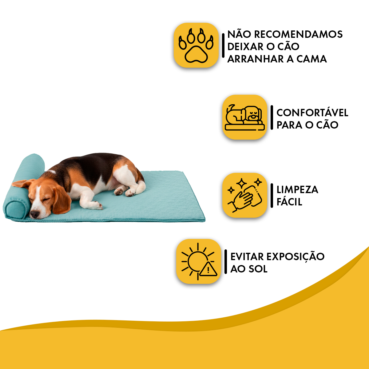 Cama Tapete Colchonete Refrescante Cães Gatos P 60x40 - Azul — foto 4