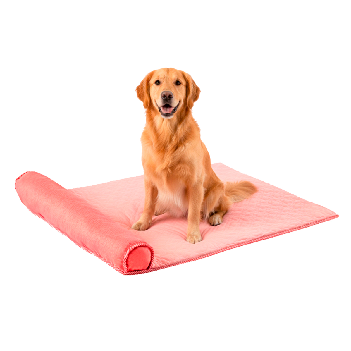 Cama Tapete Colchonete Refrescante Cães Gatos Grande  - Rosa — foto 7
