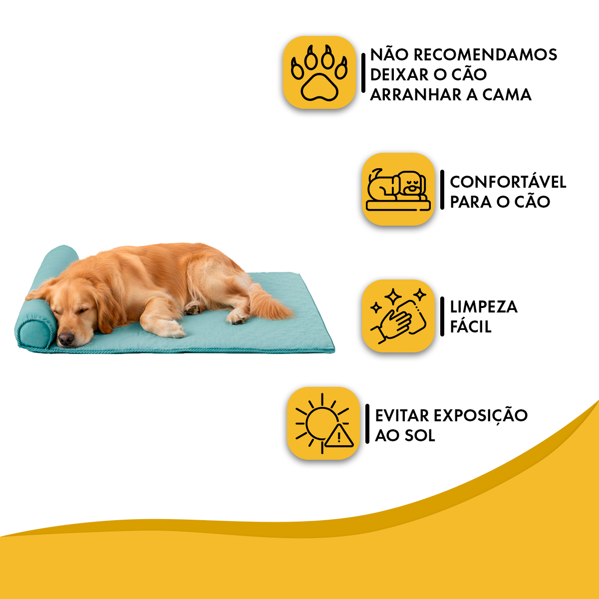 Cama Tapete Colchonete Refrescante Cães Gatos Grande  - Azul — foto 2