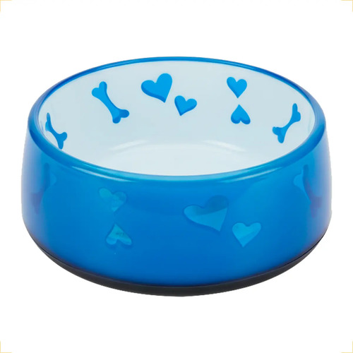 Comedouro Cachorro Pet Luxo  Antiderrapante AFP G 970ml - Azul