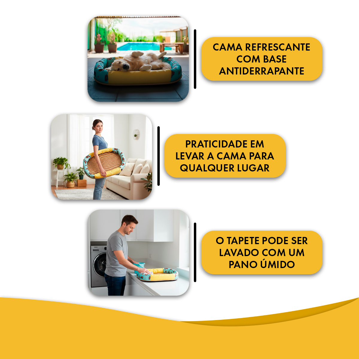 Tapete Oval Refrescante Cães e Gatos GG 80 cm até 9kg — foto 6