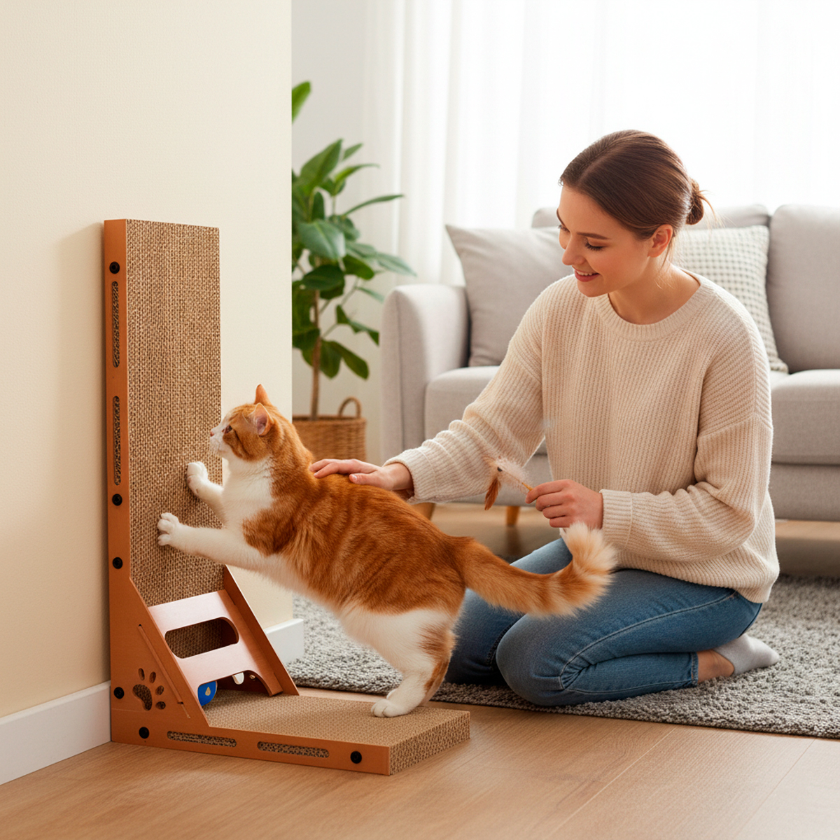 Arranhador brinquedo papelão Para Gatos  — foto 2