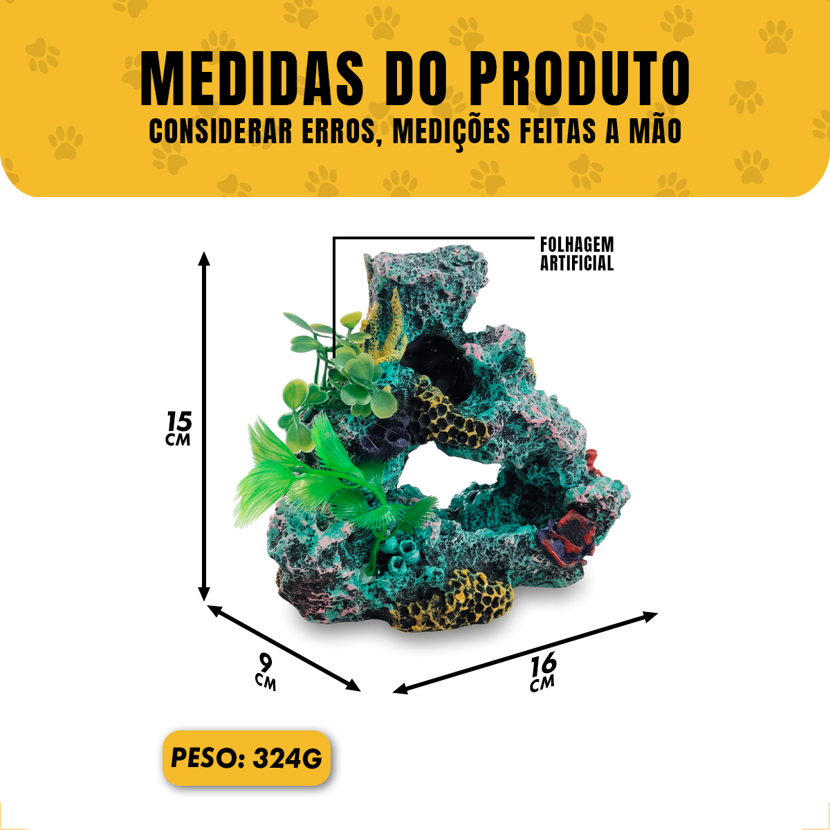 Decoração de Rocha Coral para Aquário — foto 2