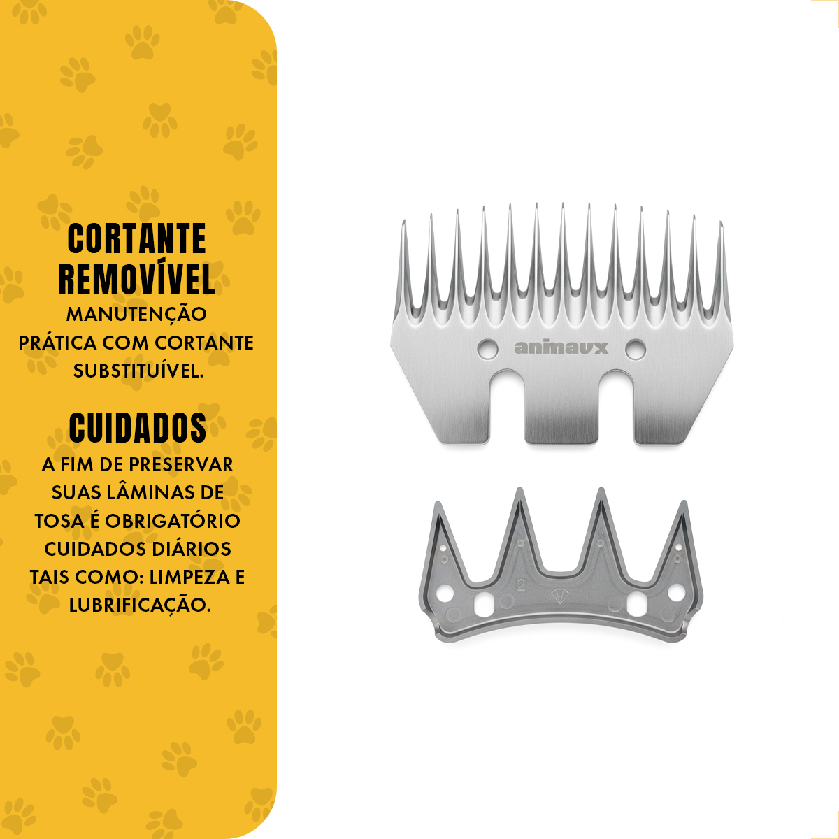 Lâmina Cortador para Máquina Tosquiadeira Ovelha 13 dentes — foto 4
