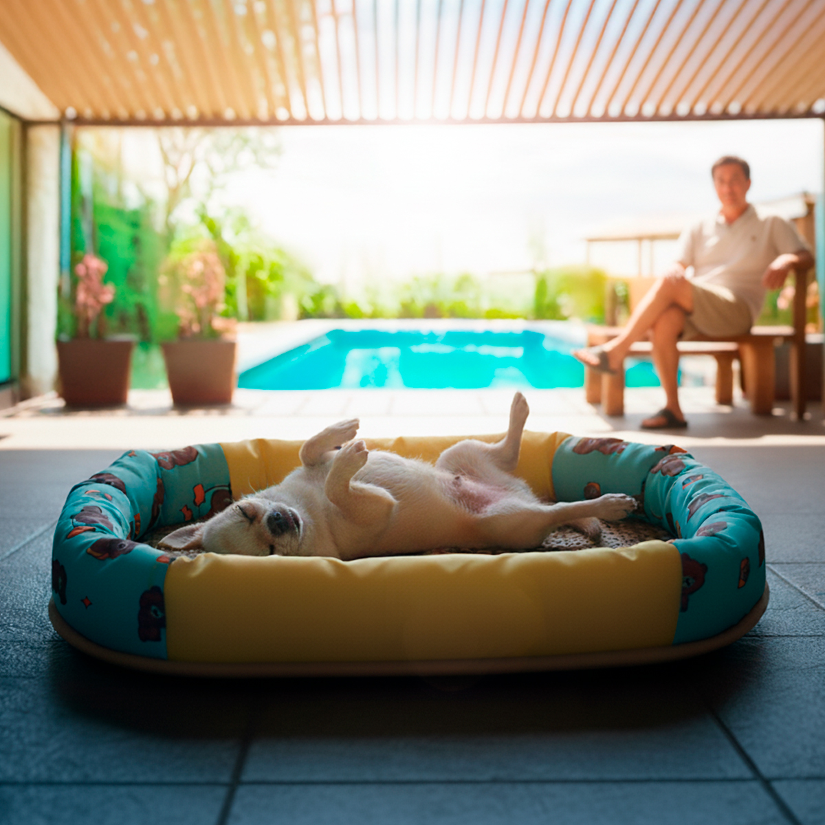 Tapete Oval Refrescante Cães e Gatos M 50 cm até 3kg — foto 5