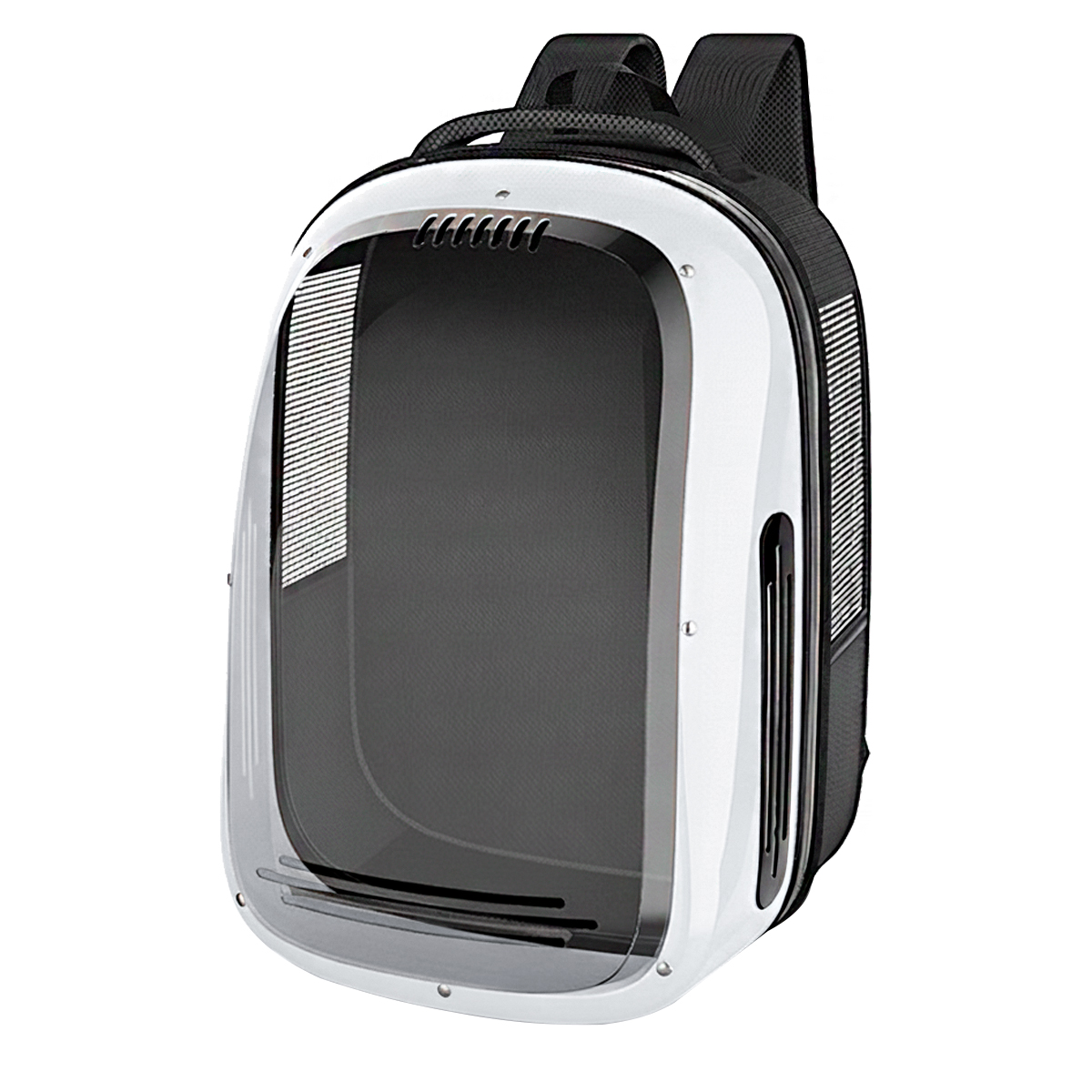 Mochila Pet Panorâmica Visor  Pet até 5 kg - Branco