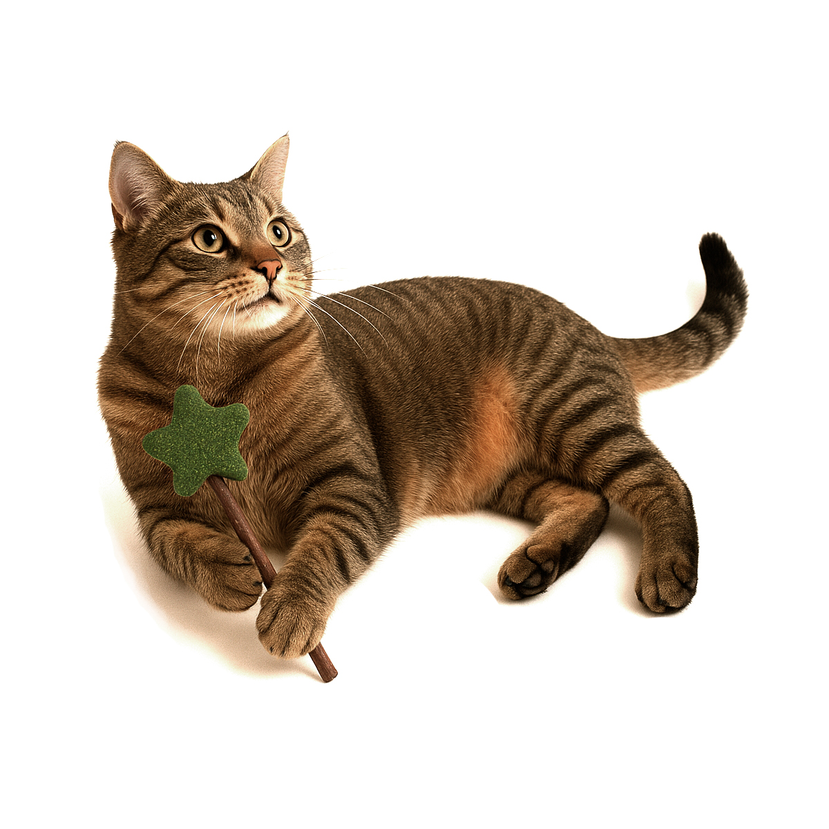 Brinquedo Varinha Catnip Gatos Animaux - Estrela — foto 2