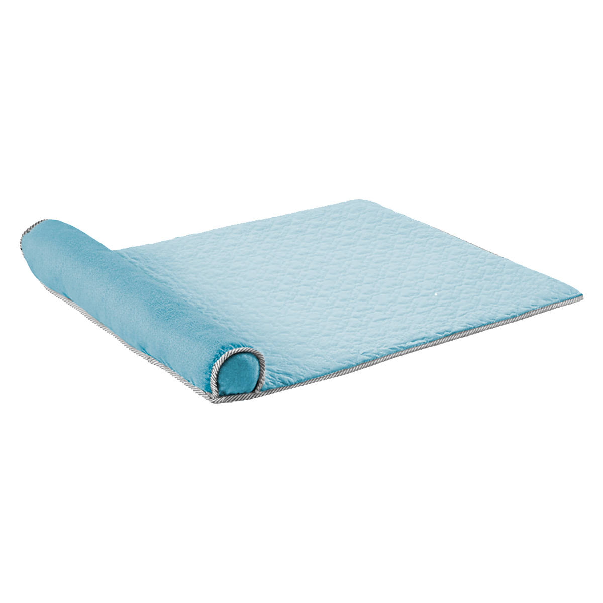 Cama Tapete Colchonete Refrescante Cães Gatos P 60x40 - Azul
