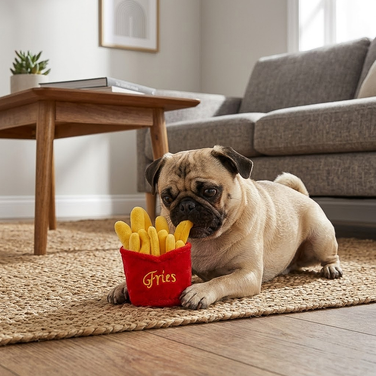Brinquedo Pelúcia Fast Food Batata Frita — foto 7